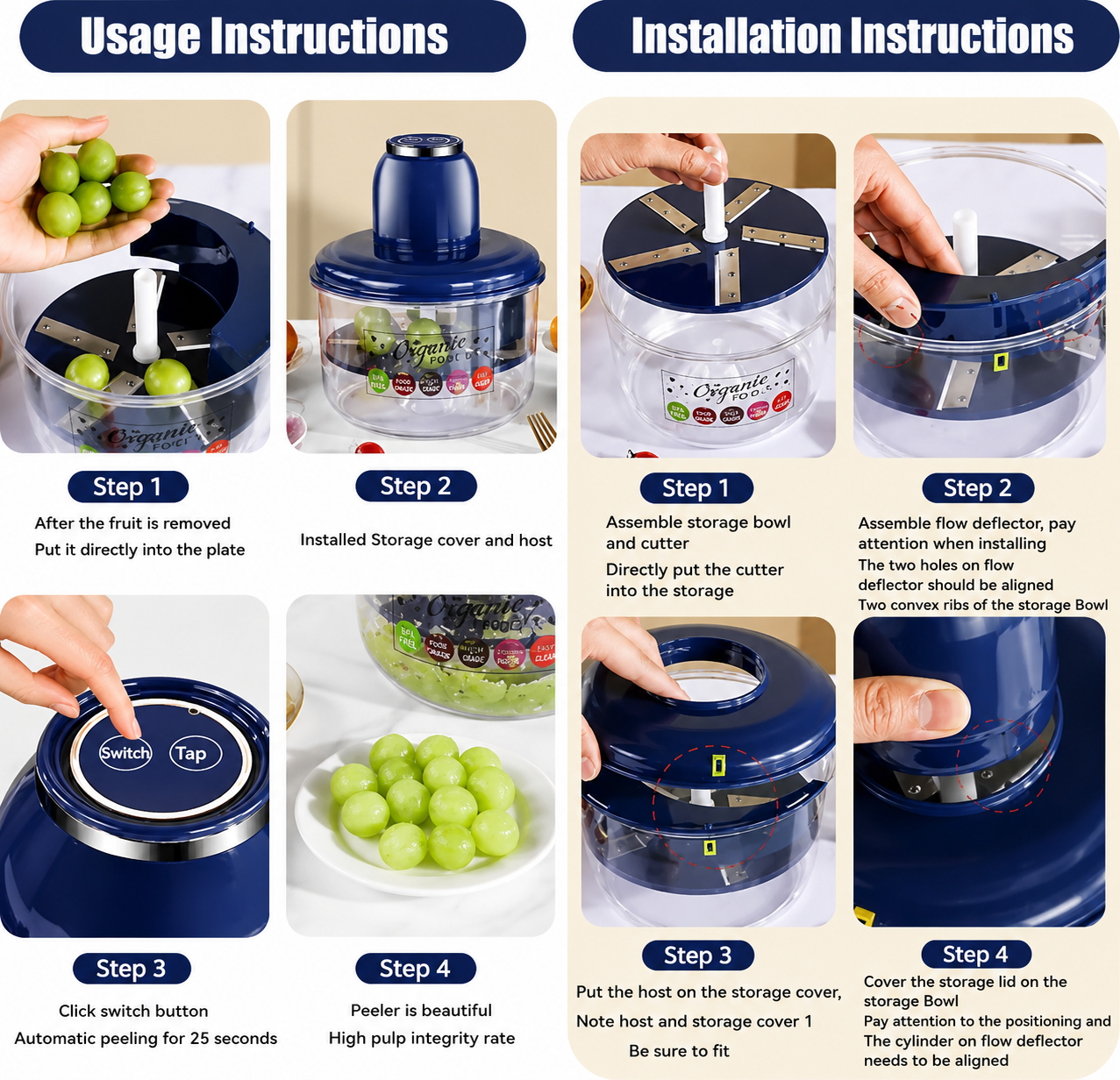 Electric Fruit Peeling Machine