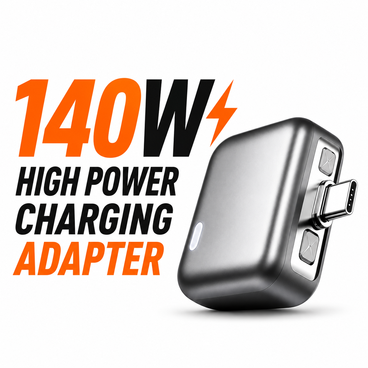 140W AI Smart Auto Disconnect Fast Charging Adapter